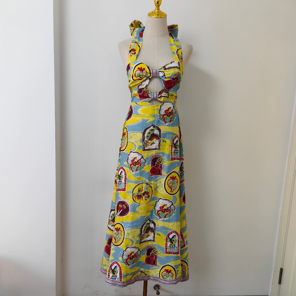 Alemais Multicolor Printed Maxi Dress